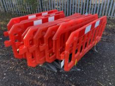 12 Panels of Safety Fencing, approx. 2.1m 1m (loca