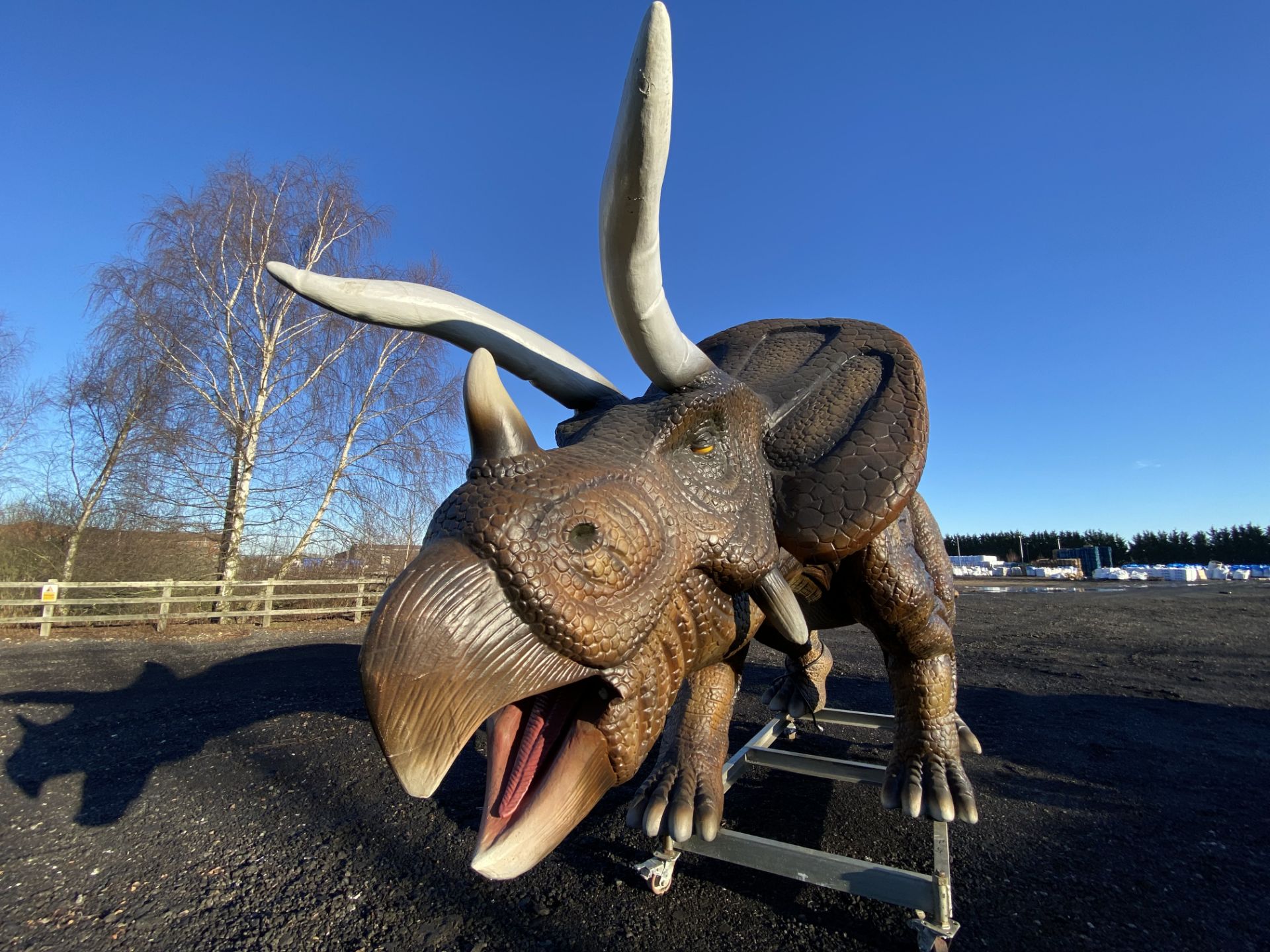 ANIMATRONIC TRICERATOPS by Sanhe Robot, track no. - Image 5 of 13