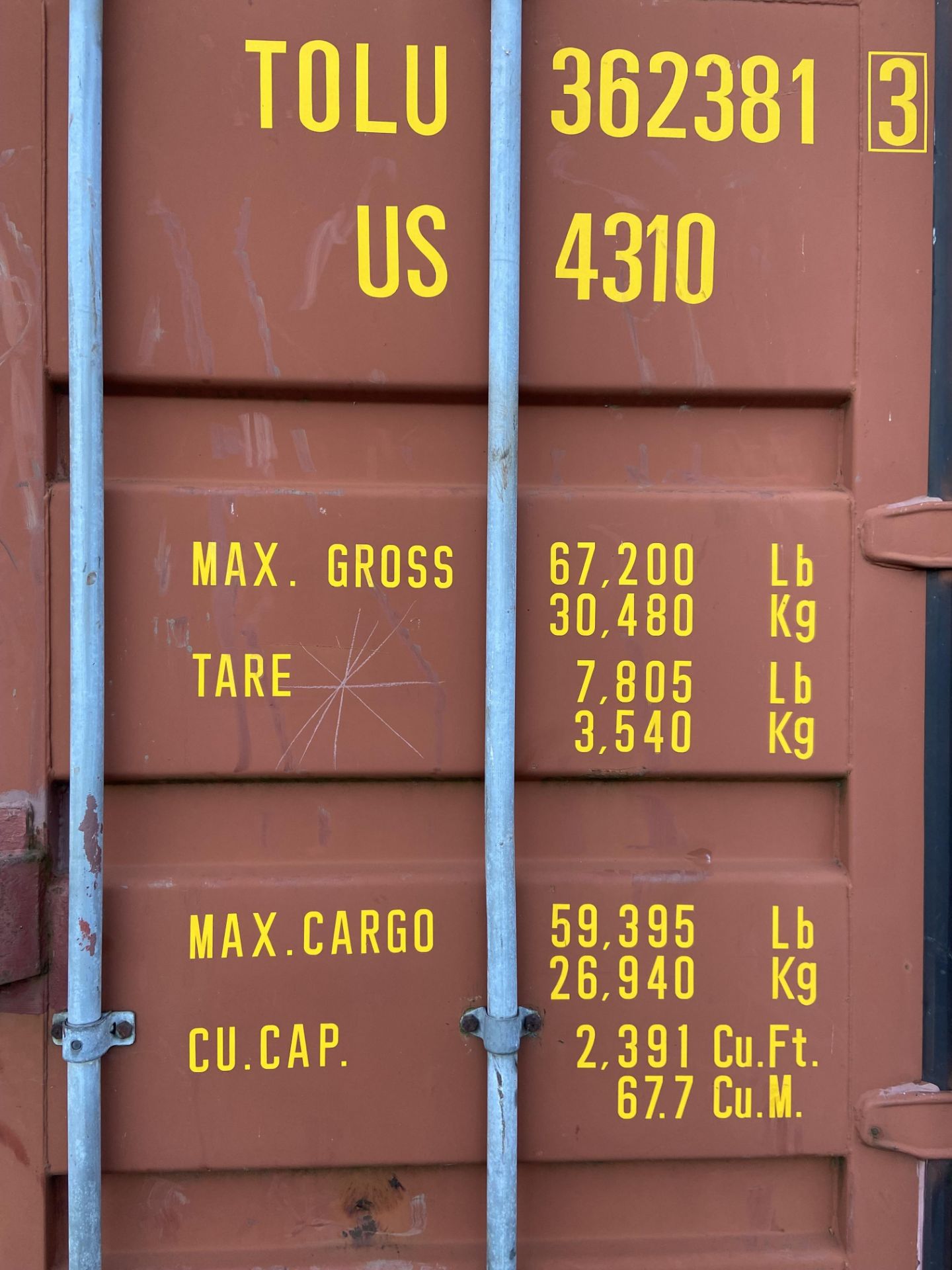 40ft Low Cube Container (06/1995) (Only available - Image 4 of 4