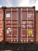 40ft High Cube Container (2005) (Only available fo