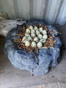 Dinosaur Egg Nest, approx. 1m dia. (Container 8) (