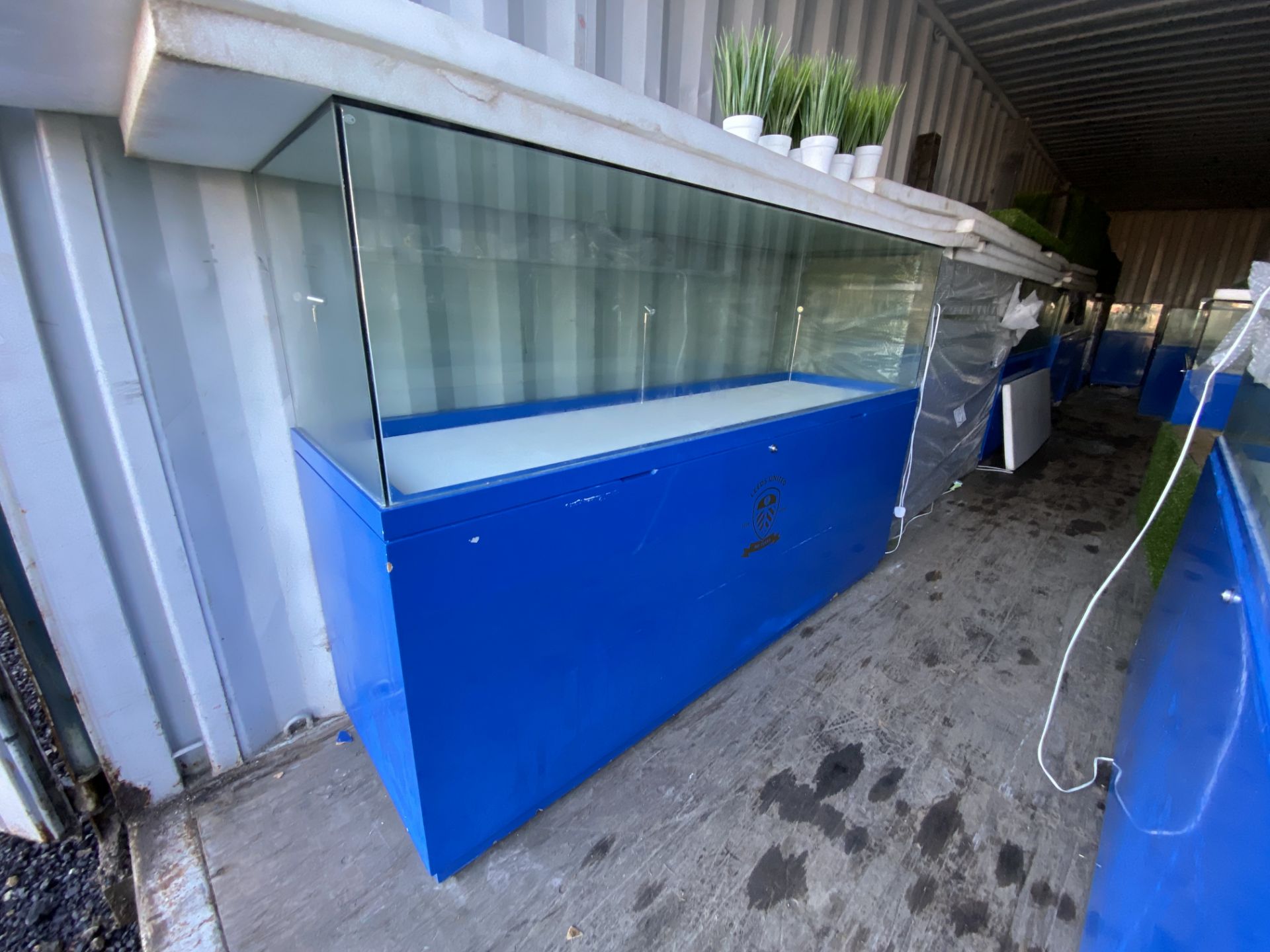 Two Metal & Glazed Display Cabinets, 1.8m x 1.3m x - Image 2 of 2