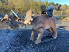 ANIMATRONIC TRICERATOPS RIDE by Sanhe Robot, track