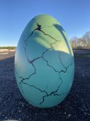 Dinosaur Egg, with nest, approx. 2.2m x 1.8m (know