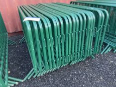 20 Panels of Crowd Control Fencing, approx. 2.3m x