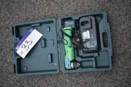 Hitachi DN120Y Battery Electric Drill, with battery, charger and carry casePlease read the following