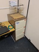 Metal 3 Drawer Filing Cabinet