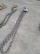 Twin Leg Lifting Chain, approx. 4.6m long