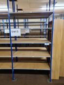 10 Bays of 5 Tier Boltless Shelving