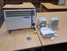 Four Various Electric Heaters