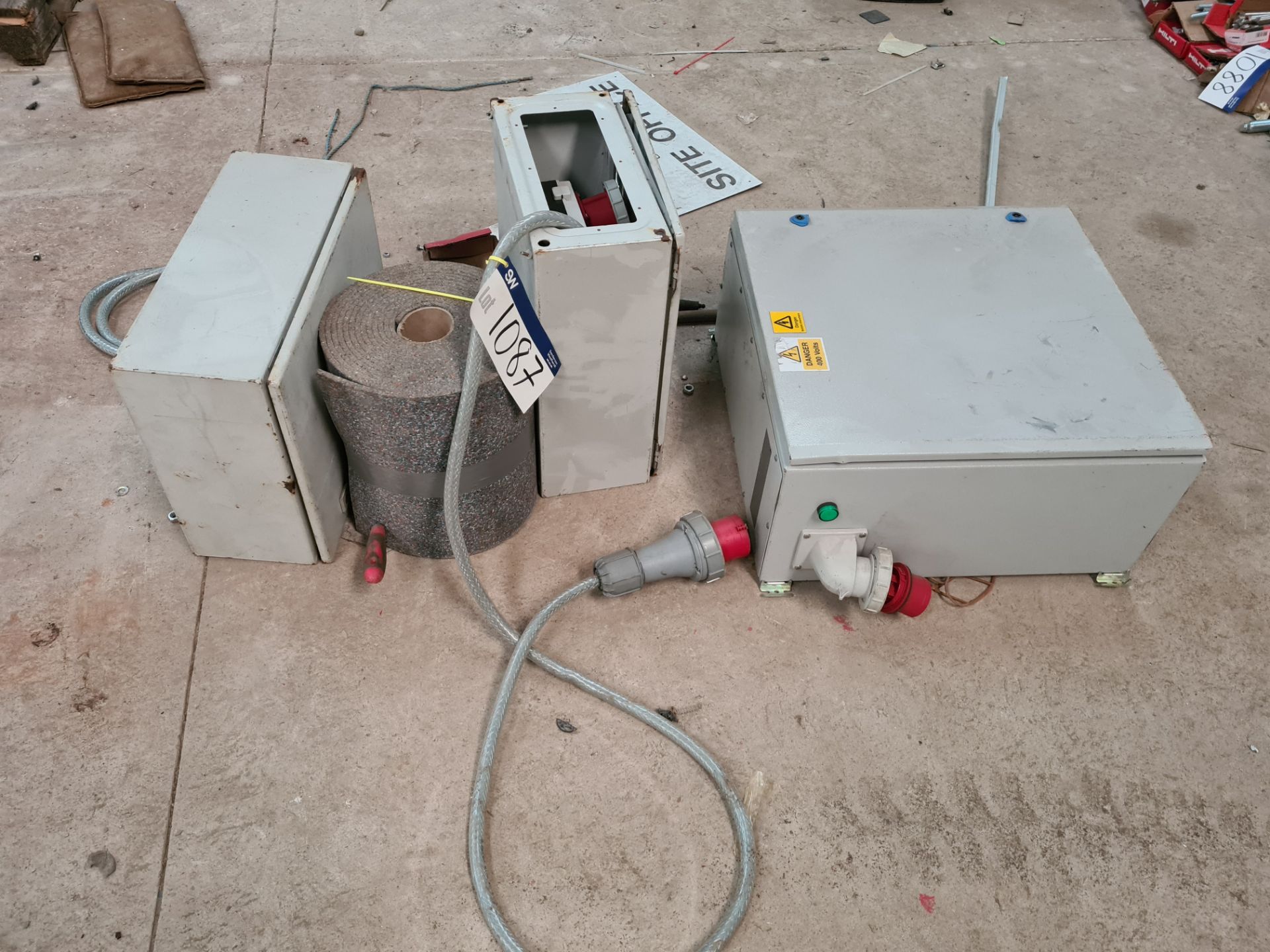 Three 415v Electric Junction Boxes