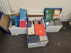 Four Boxes containing Various Engineering and Construction Books, Dating 1900s onwards