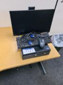 HP Z240 Core i7 Desktop PC, Monitor, Keyboard and Mouse (Hard Drive Wiped - Contains no Software