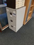 Metal 3 Drawer Filing Cabinet