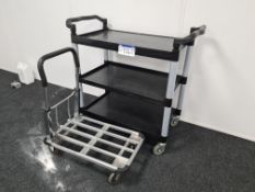 Three Tier Trolley and Four Wheel Foldable Trolley