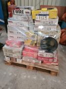 Quantity of Welding Wire, as set out on pallet, inclduing Lincoln Electric 3.2mm/4mm/0.8mm, Esab