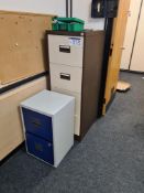 Metal 4 Drawer Filing Cabinet and Metal 2 Drawer Filing Cabinet