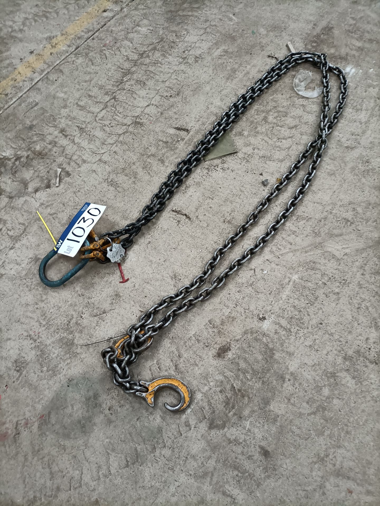 Twin Leg Lifting Chain, approx. 2.8m long