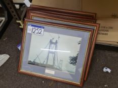 Five Framed Photographs of Jlangyin Bridge (1999)