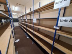 8 Bays of 5 Tier Boltless Shelving