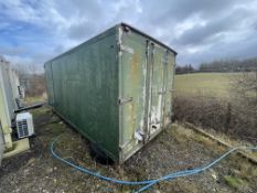 Steel Vehicle Body/ Container, approx. 5.7m x 2.45