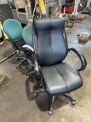 Three Assorted Swivel Armchairs, including two fab