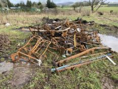 Steel Coach Seat Frames, as set out in on stack