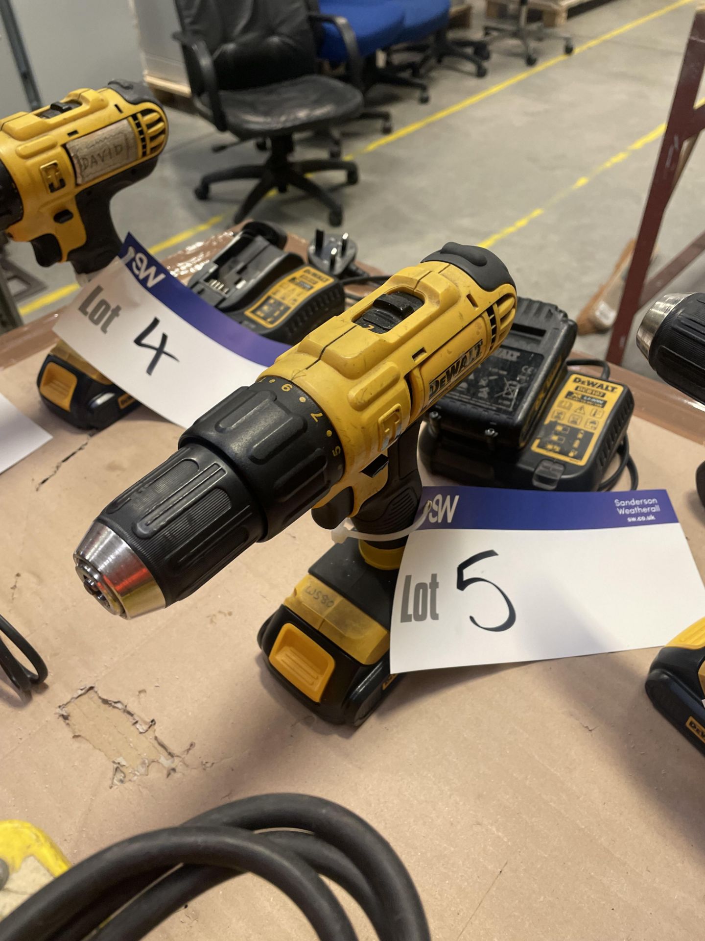DeWalt DCD776 Battery Electric SDS Hammer Drill, with charger and spare ...