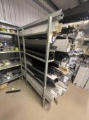 Six Bay Four Tier Steel Stock Rack, each bay approx. 950mm x 600mm (excluded contents – reserve