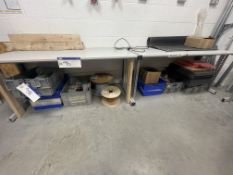 Assorted Electrical Consumables, as set out under two tables, including cable, brackets and