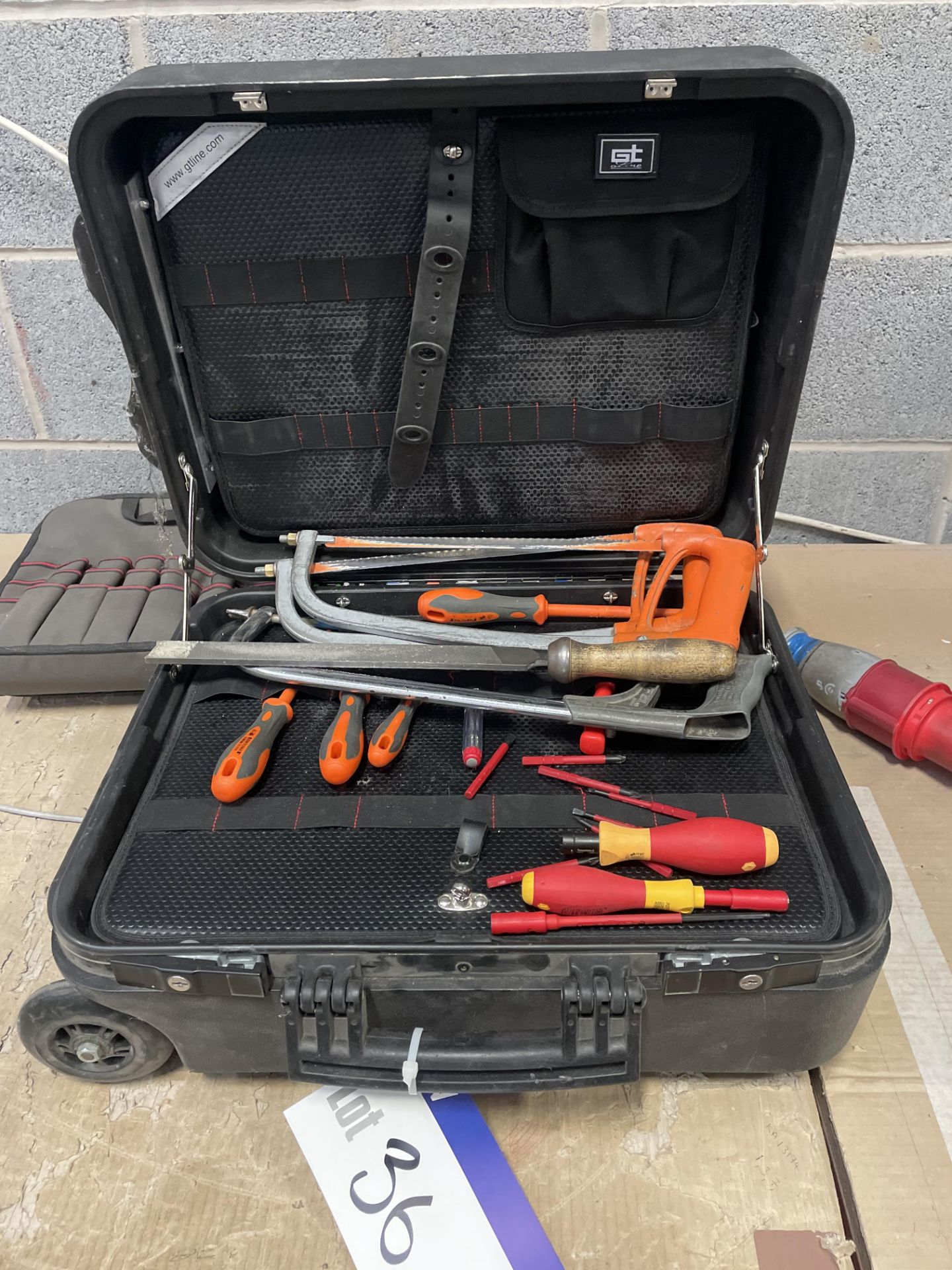 Tool Case, with assorted hand tools, as set outPlease read the following important notes:- ***