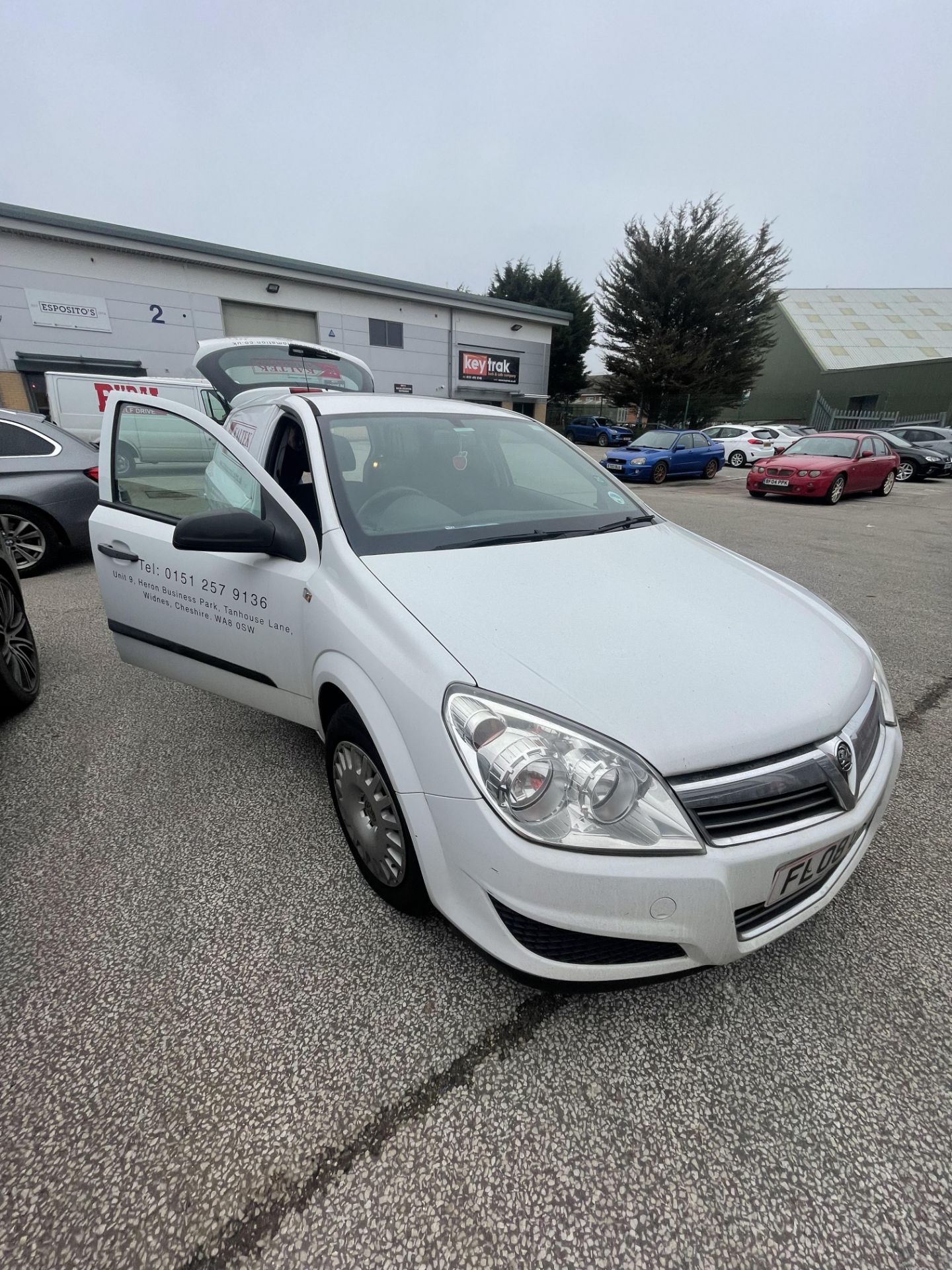 Vauxhall Astra 1.7 CDTr Diesel Car Derived Van, registration no. FL08 ORX, date first registered