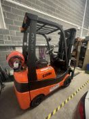 Clark C18CL 1800KG CAP. LPG FORK LIFT TRUCK, serial no. C1521-0223-9834, year of manufacture 2012,