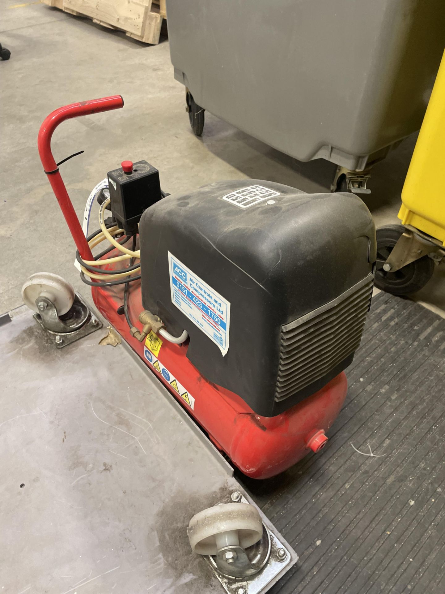 ACC Horizontal Welded Steel Air Compressor, 240V, 2850 U/minPlease read the following important - Image 4 of 4