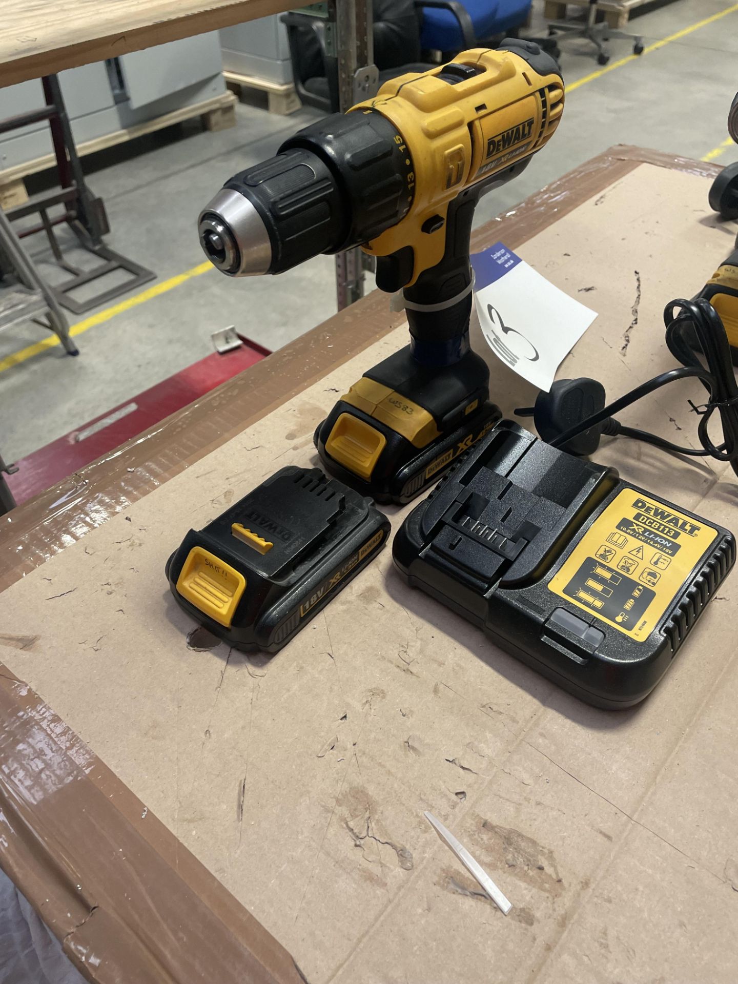 DeWalt DCD776 Battery Electric SDS Hammer Drill, with charger and spare batteryPlease read the - Image 2 of 2