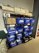 Six Assorted Stock Racks/ Shelves (excluding contents – reserve removal until contents cleared)
