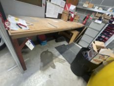 Steel Framed Bench, approx. 3m x 950mm (excluding contents)Please read the following important