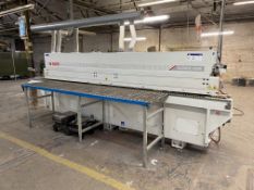 SCM OLYMPIC K500 THROUGH FEED EDGE BANDER, serial no. AH/ 113849, year of manufacture 2008,