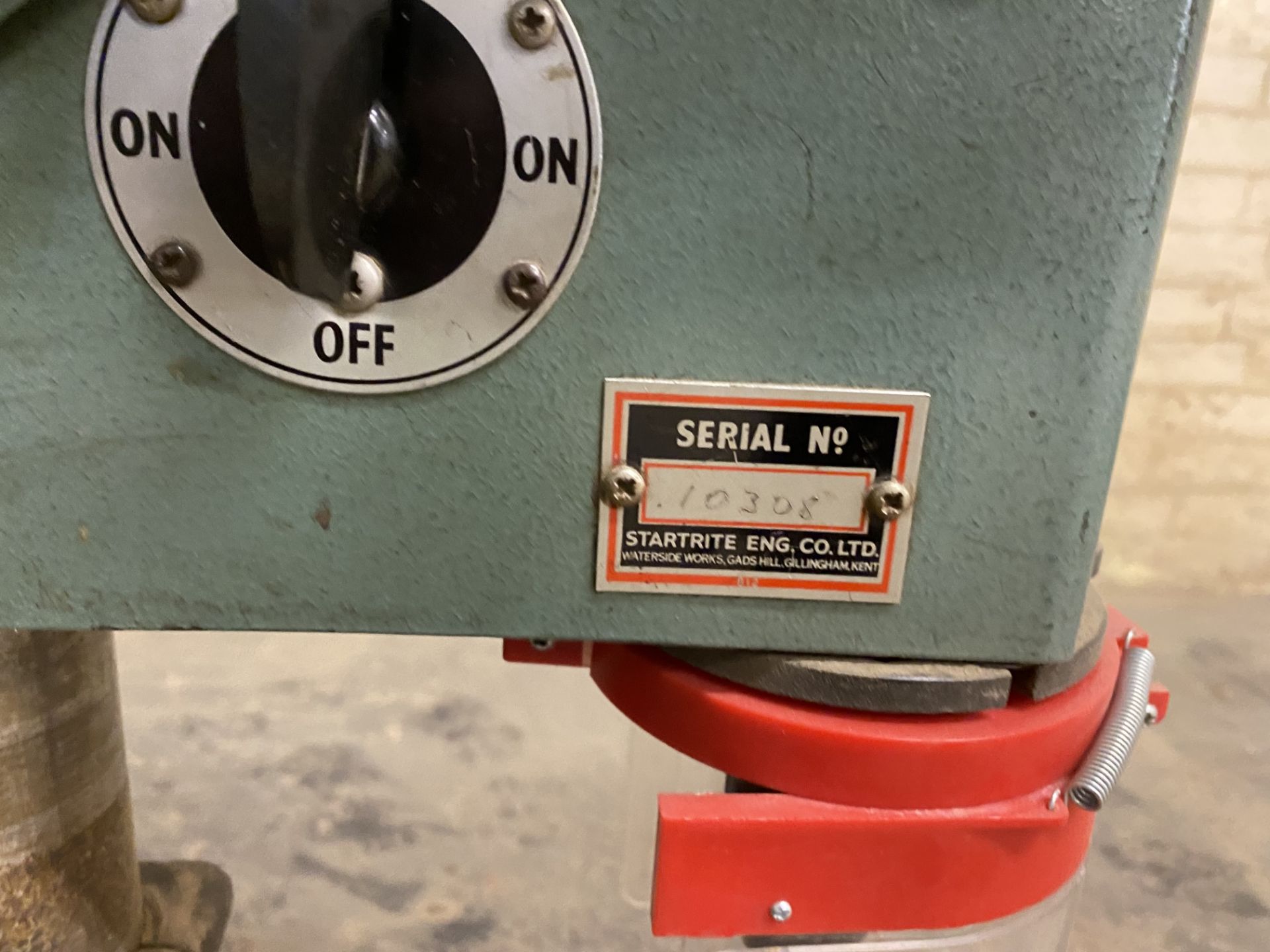 Startrite MERCURY MAX 11 PILLAR DRILL, serial no. 10308Please read the following important notes:- - Image 3 of 3