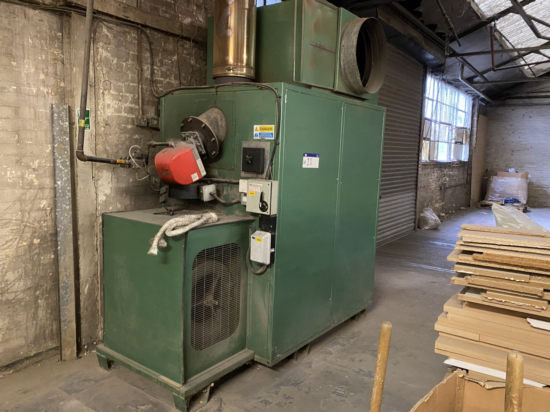 Talbott T500 WOOD WASTE HEATER, year of manufacture understood to be 2004 (Purchaser to make - Image 2 of 3