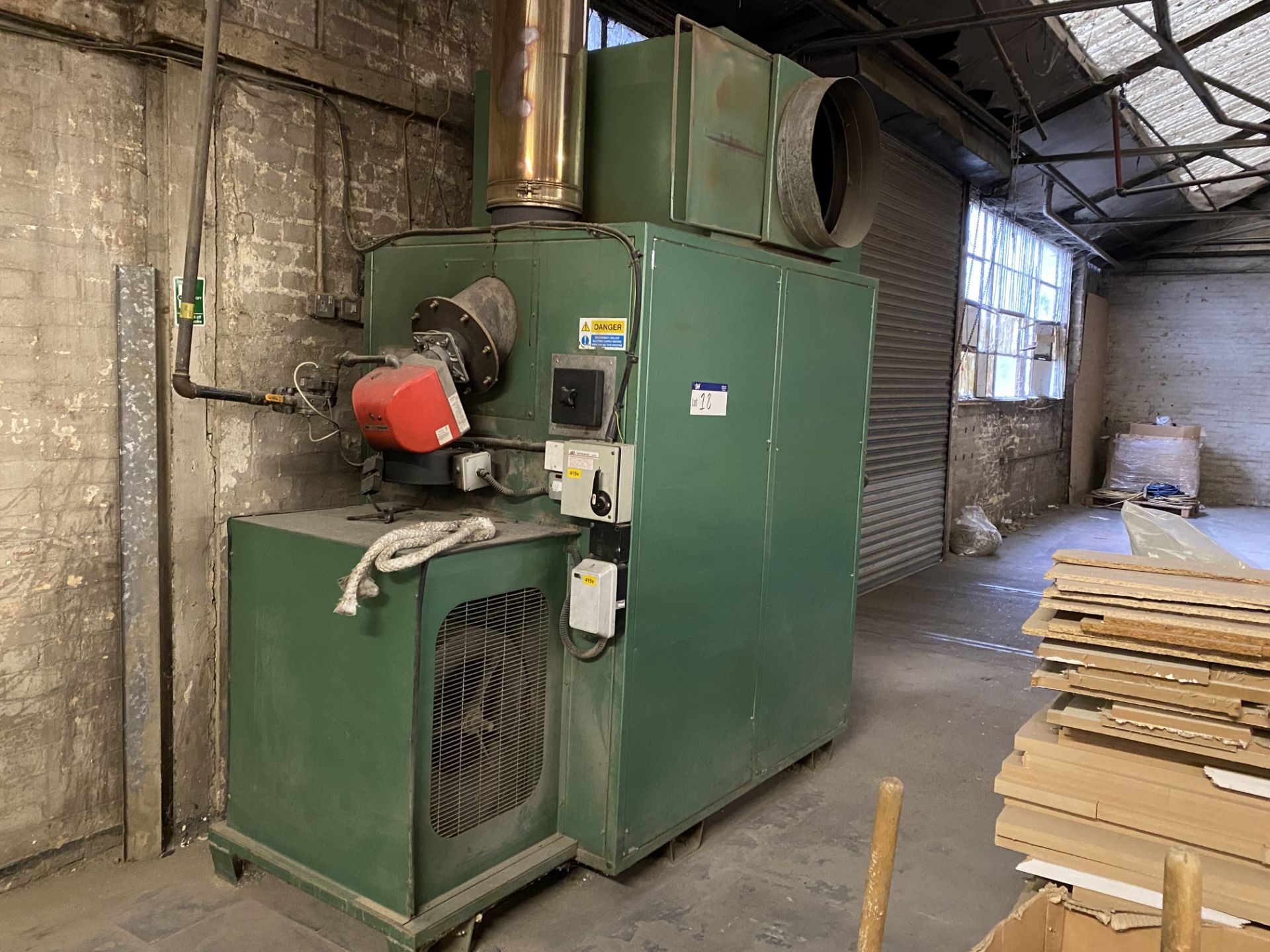 Talbott T500 WOOD WASTE HEATER, year of manufacture understood to be 2004 (Purchaser to make - Image 3 of 3