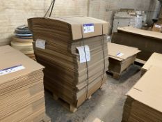 Quantity of Cardboard Boxes, on pallet