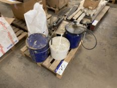 Grease Application Guns & Adhesive, on pallet