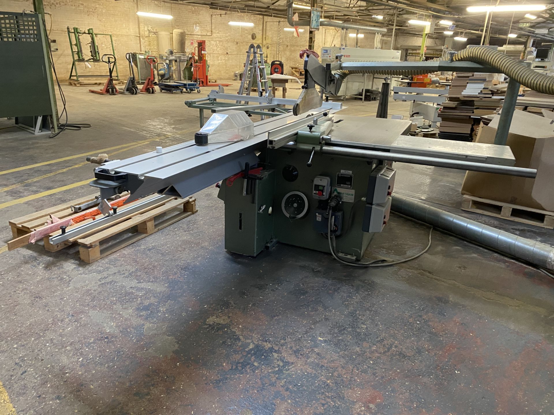 Altendorf F45 PANEL SAW, serial no. 89-4-2202, with sliding workbench, approx. 3.2m x 1.6m and fixed - Image 2 of 6