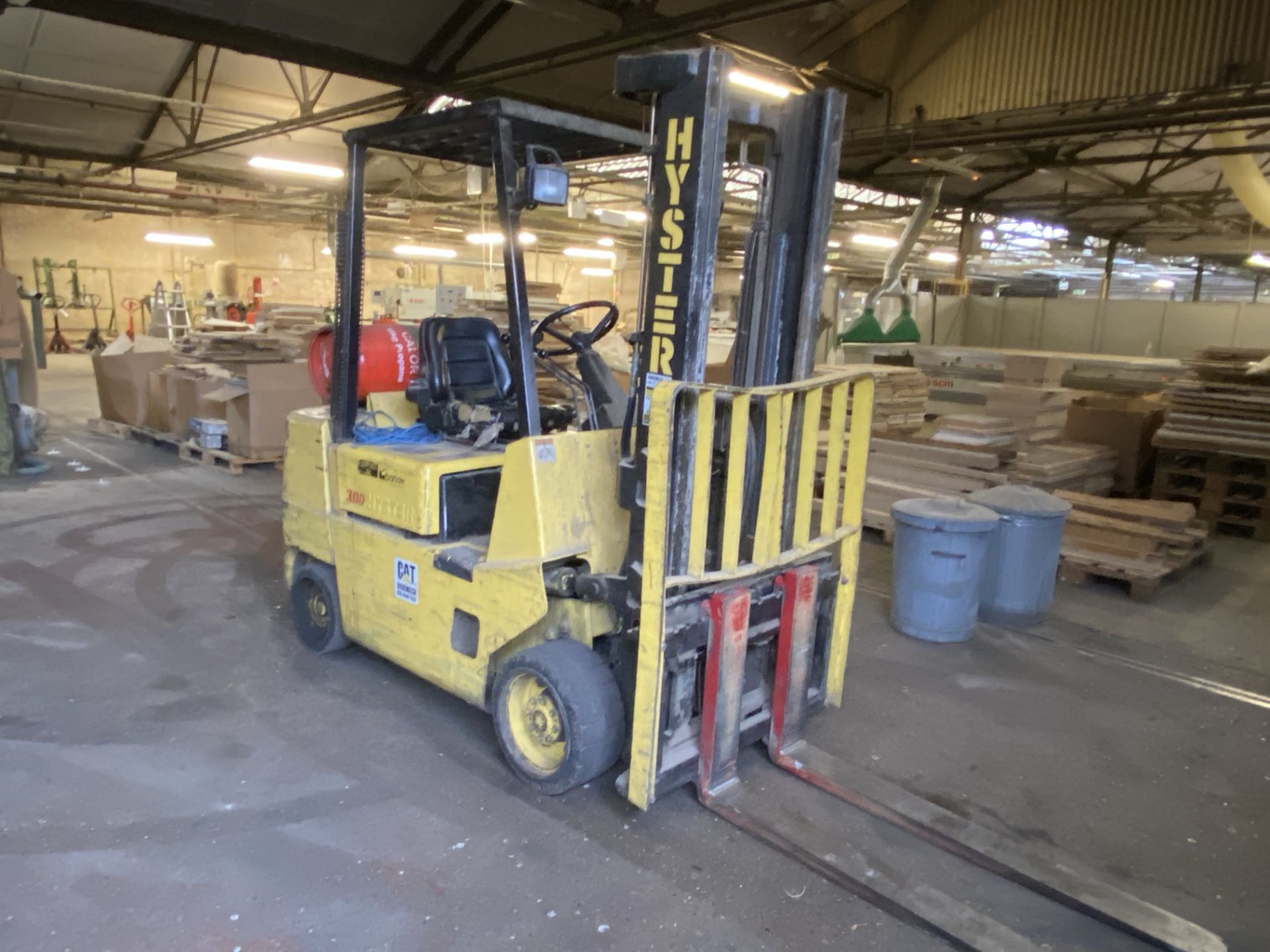 Hyster S3.00 XL 2500kg LPG FORK LIFT TRUCK, serial no. C187V12996S, year of manufacture 1995, 5396