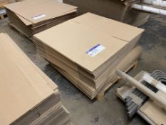 Quantity of Cardboard Boxes, on pallet