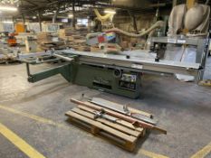 Altendorf F45 PANEL SAW, serial no. 89-4-2202, with sliding workbench, approx. 3.2m x 1.6m and fixed