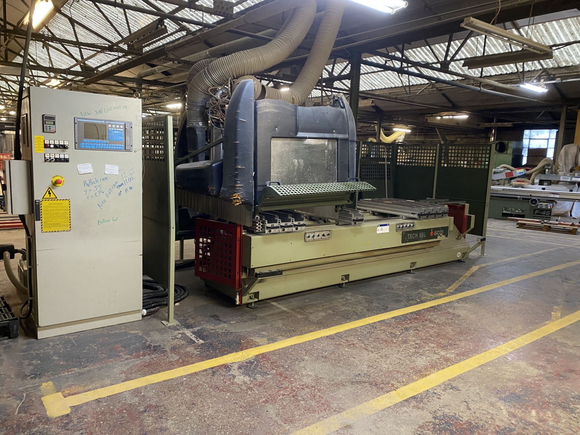 SCM TECH 99L CNC BORING AND ROUTING CENTRE, serial no. ALI/002024, year of manufacture 1999, with - Image 2 of 5