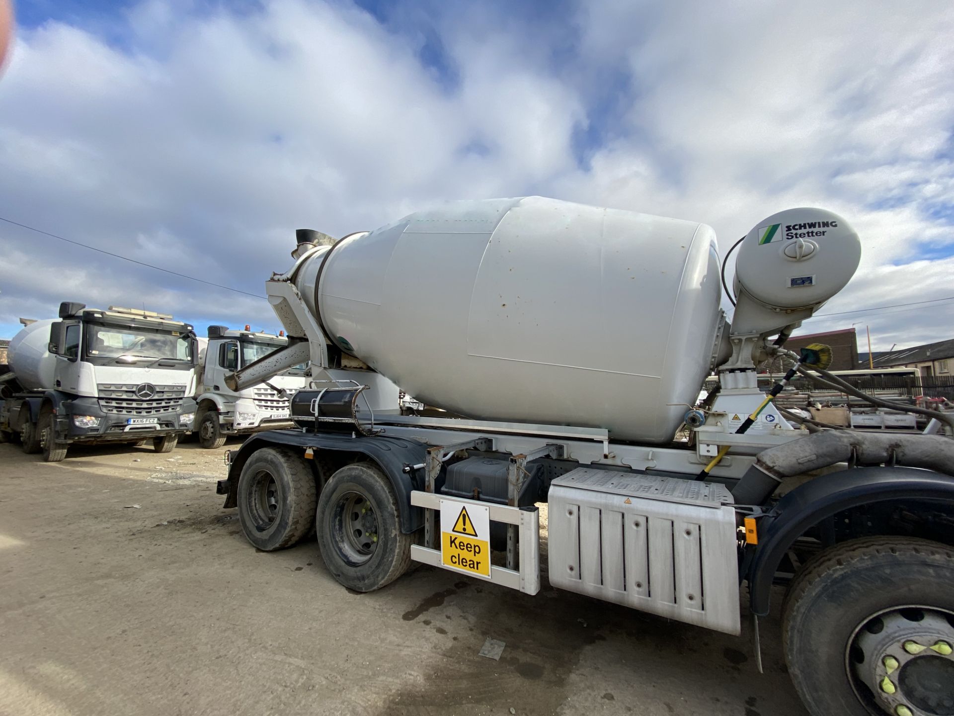 Mercedes Benz AROCS 3240 8x4 8m³ Concrete Mixer Truck, registration no. YC67 NXZ, chassis no; - Image 6 of 8