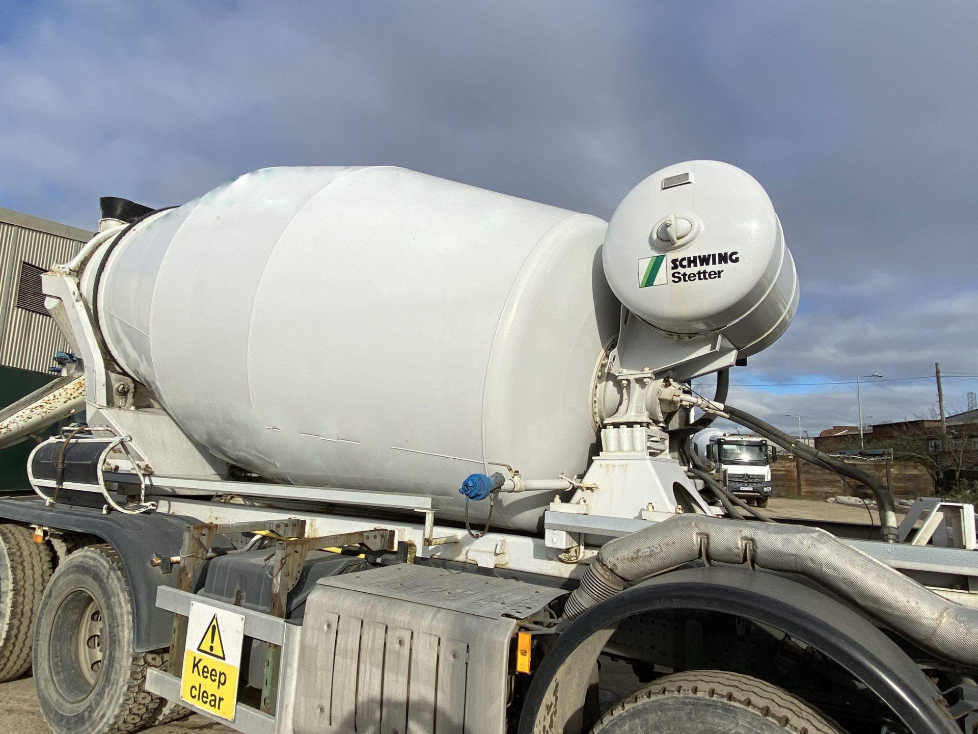 Mercedes Benz AROCS 3240 8x4 8m³ Concrete Mixer Truck, registration no. YG68 DLX, chassis no. - Image 5 of 7